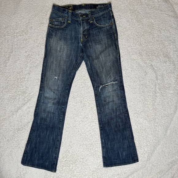 Rock & Republic Other - Rock & Republic Mens Taylor Bootcut Jeans Blue USA Denim 30x31 Distressed Cotton